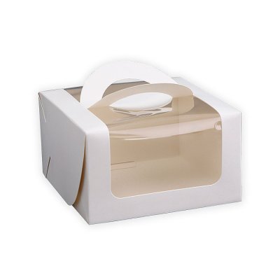 Коробка-для-торта-картонная-с-окном-и-ручками-140-х-140-х-80-мм